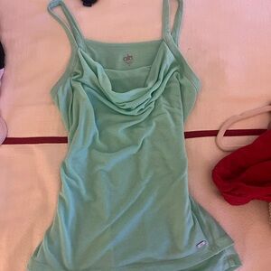 ALO Yoga Light Green Cowl Neck Camisole